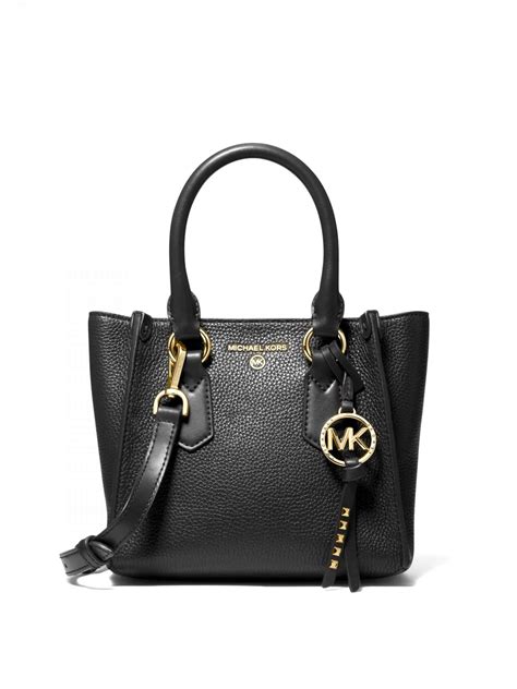 michael kors kris satchel large|small michael kors purse black.